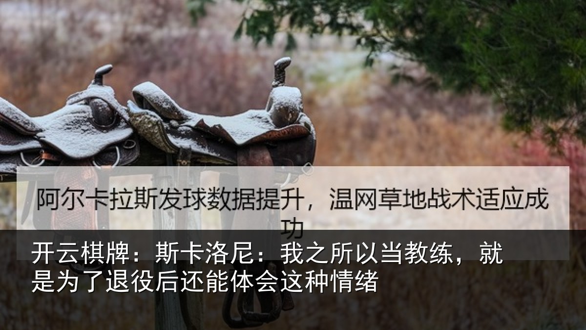开云棋牌:斯卡洛尼:我之所以当教练,就是为了退役后还能体会这种情绪